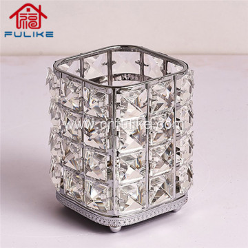 Golden Crystal Bling Cosmetic Holder Storage Box